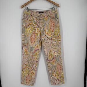Charter Club Petite Shop Paisley Jeans SZ 10P